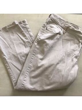 Lee Riders Size 22WP Beige Cotton Blend Pants with Slight Stretch